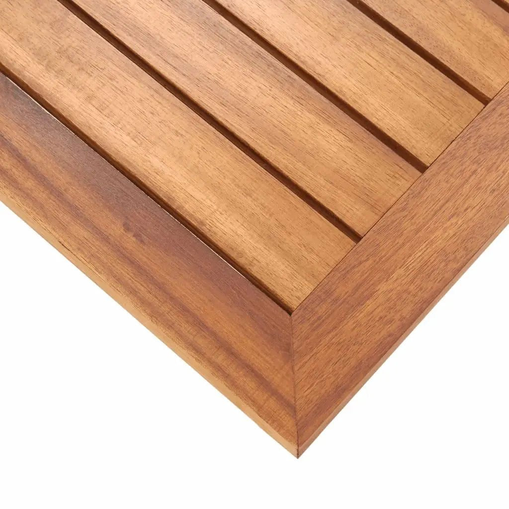 5 Piece Garden Lounge Set Solid Acacia Wood and Steel - Londecor