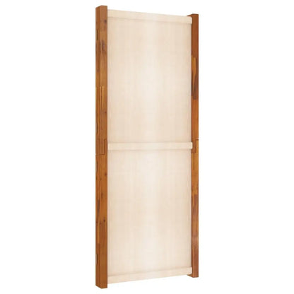 Cream White Room Divider - 3 Panels (210x180 cm) Londecor