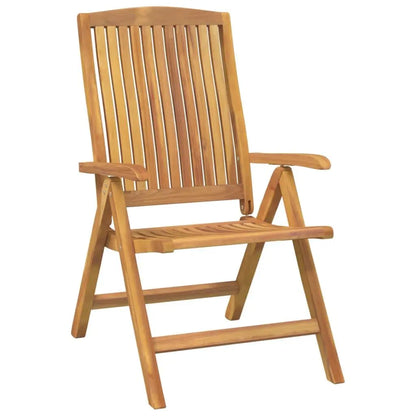 Reclining Garden Chair 2 pcs Solid Wood Teak - Londecor
