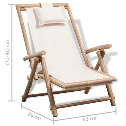 Outdoor Deck Chair Bamboo Londecor