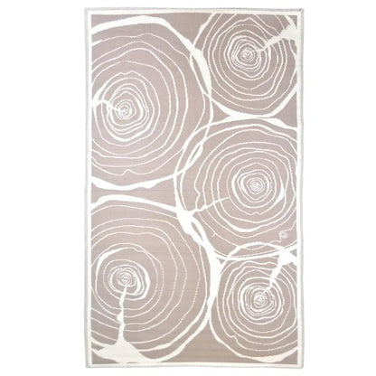 Esschert Design Outdoor Rug 240x150cm Growth Rings Londecor