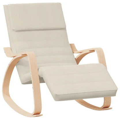 Rocking Chair Cream Fabric Londecor