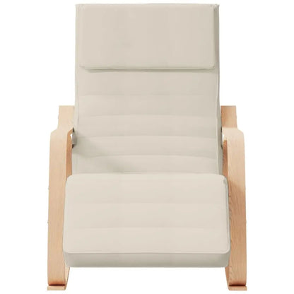 Rocking Chair Cream Fabric Londecor