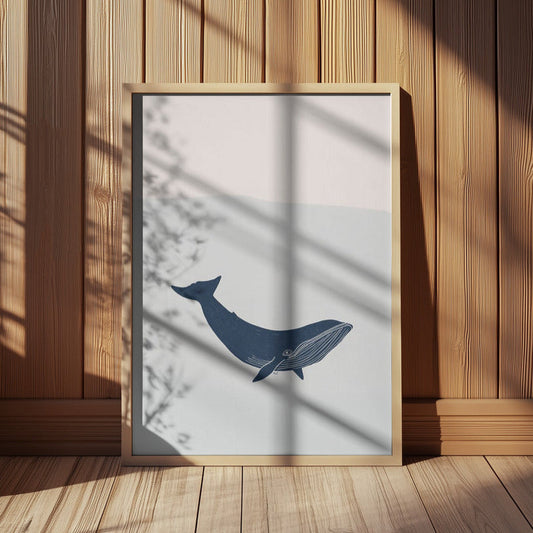 Blue Whale Print