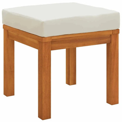 9 Piece Garden Dining Set with Cushions Solid Wood Acacia - Londecor