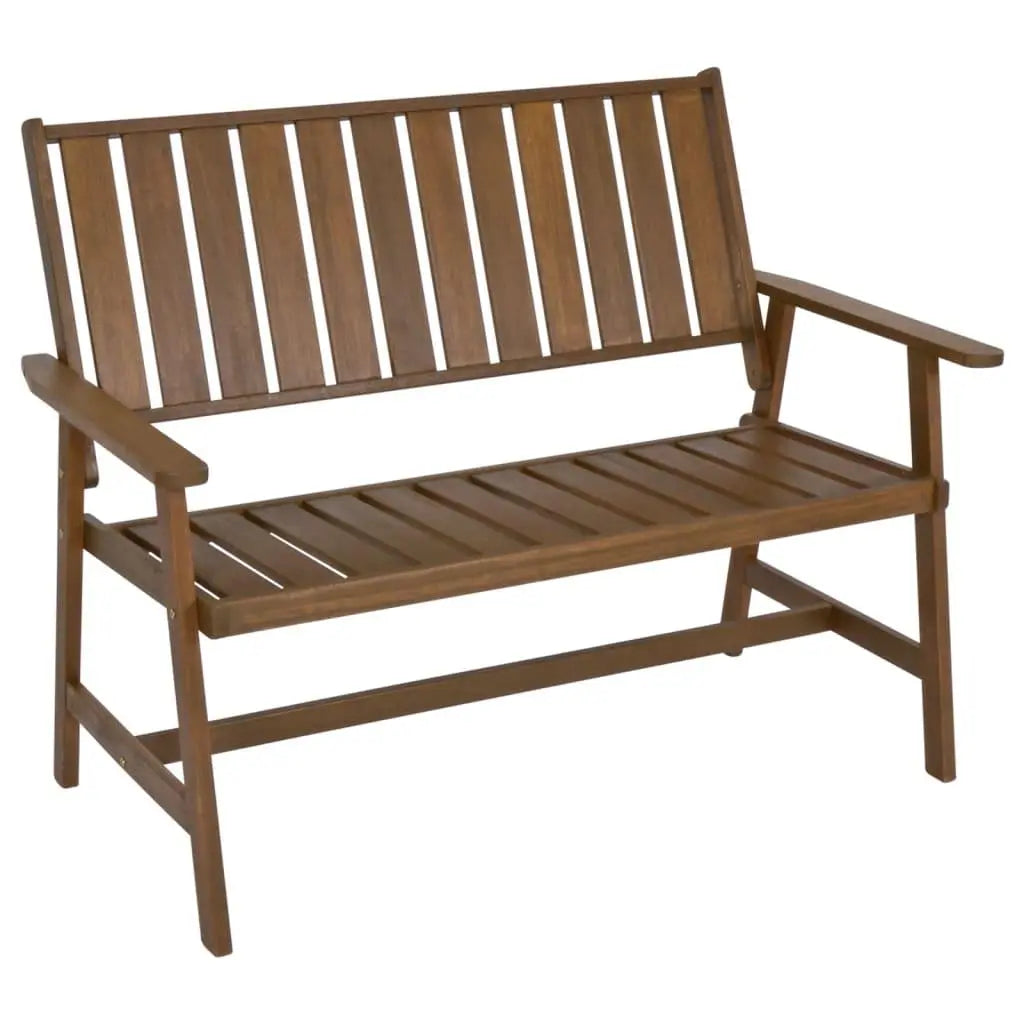 Garden Bench Calgary 120x66x91 cm Teak Look Londecor