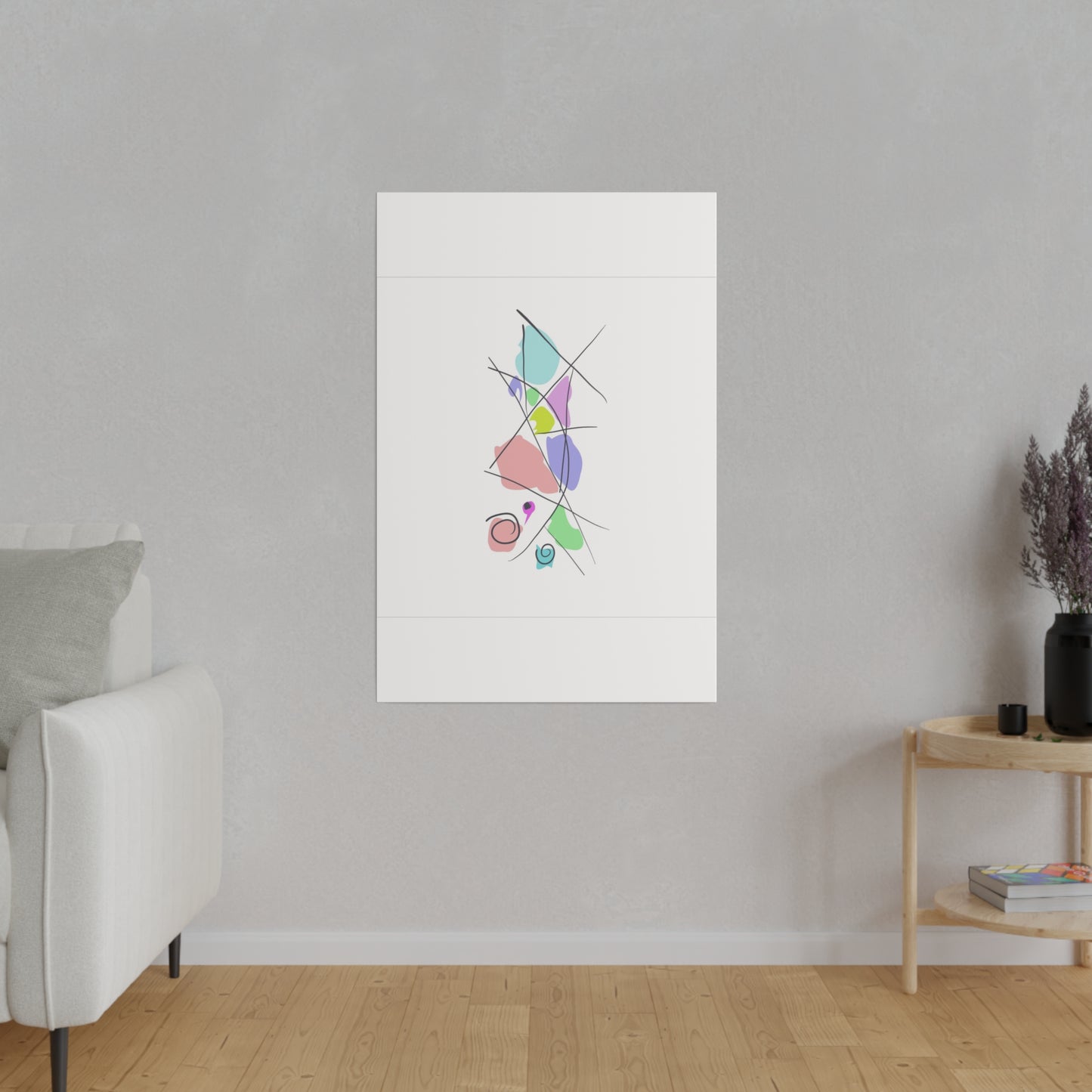 Pastels & Doodles Wall Art Printify