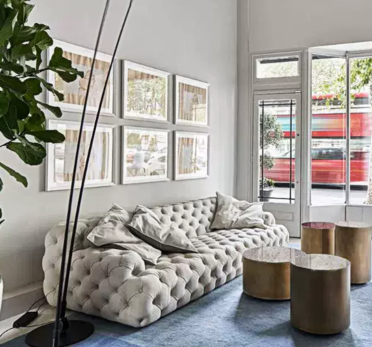 Emrys Chesterfield Corner Three Seater Sofa