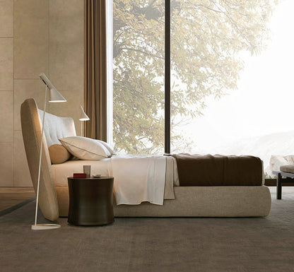 Carlos King Size, Super King Size Bed, No Storage, Grey