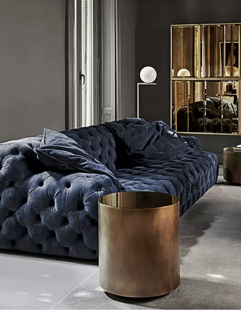 Emrys Chesterfield Corner Three Seater Sofa