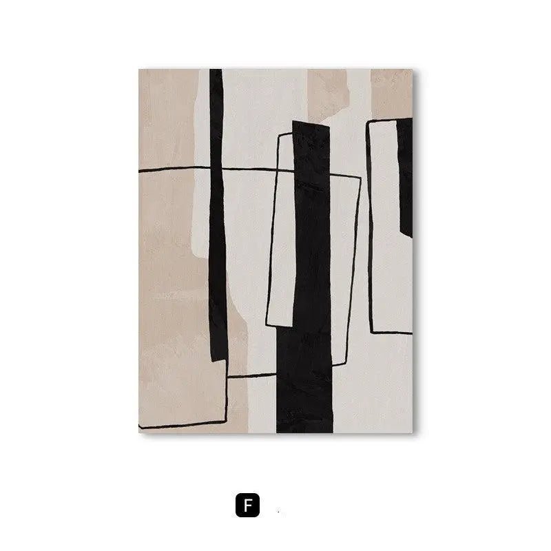 Abstract Living Room Decorative Painting - Londecor