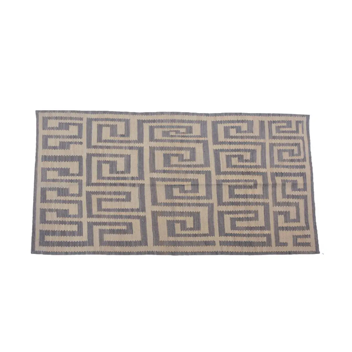 Handwoven Wool Dark Grey Rug - Stylish and Durable Addition to Your Space Londecor