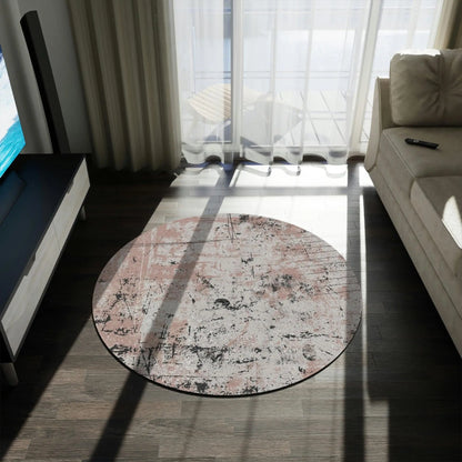 Meditation Designer Round Rug PINK Londecor