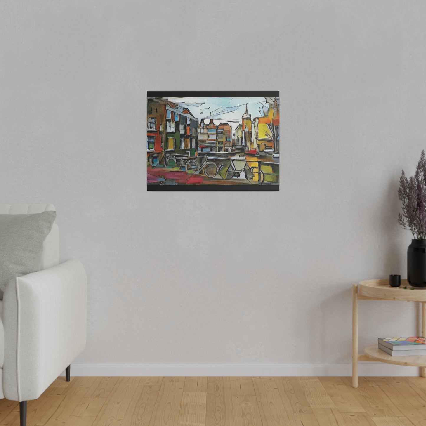 Walks in Amsterdam Canvas ￼ Printify