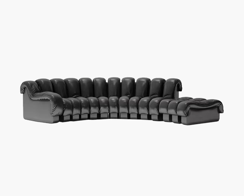 Robinson Four Seater, Five Seater Sofa, Piano Key Curved Sofa