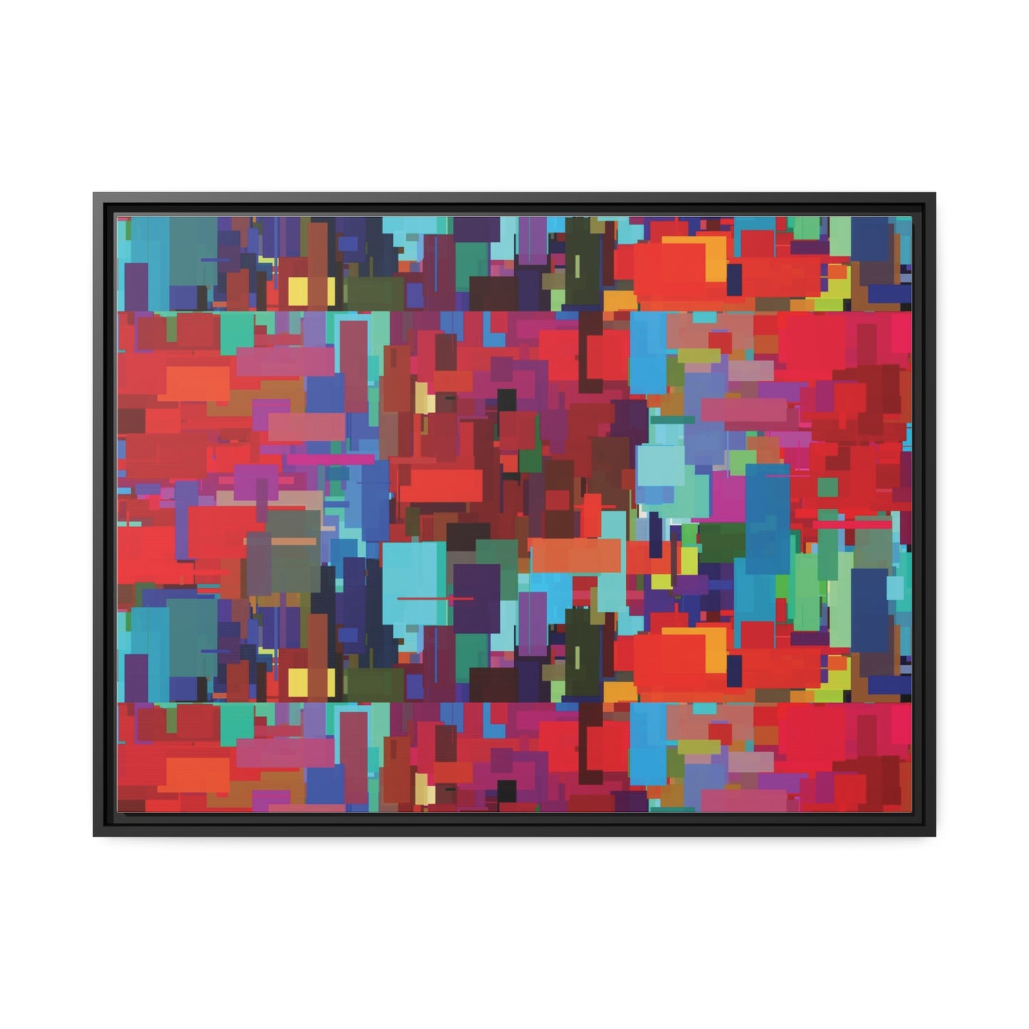 Abstract painting, Black Frame Printify