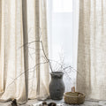 Soft Light, Natural Beauty: Translucent Linen Screen Curtain