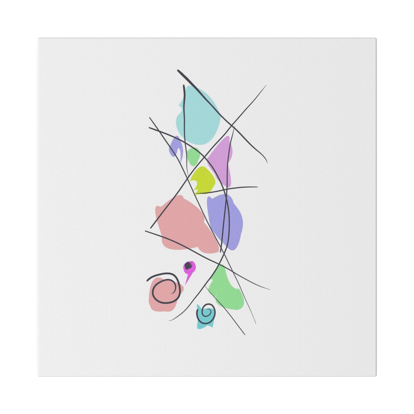 Pastels & Doodles Wall Art Printify