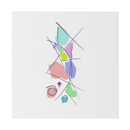 Pastels & Doodles Wall Art Printify