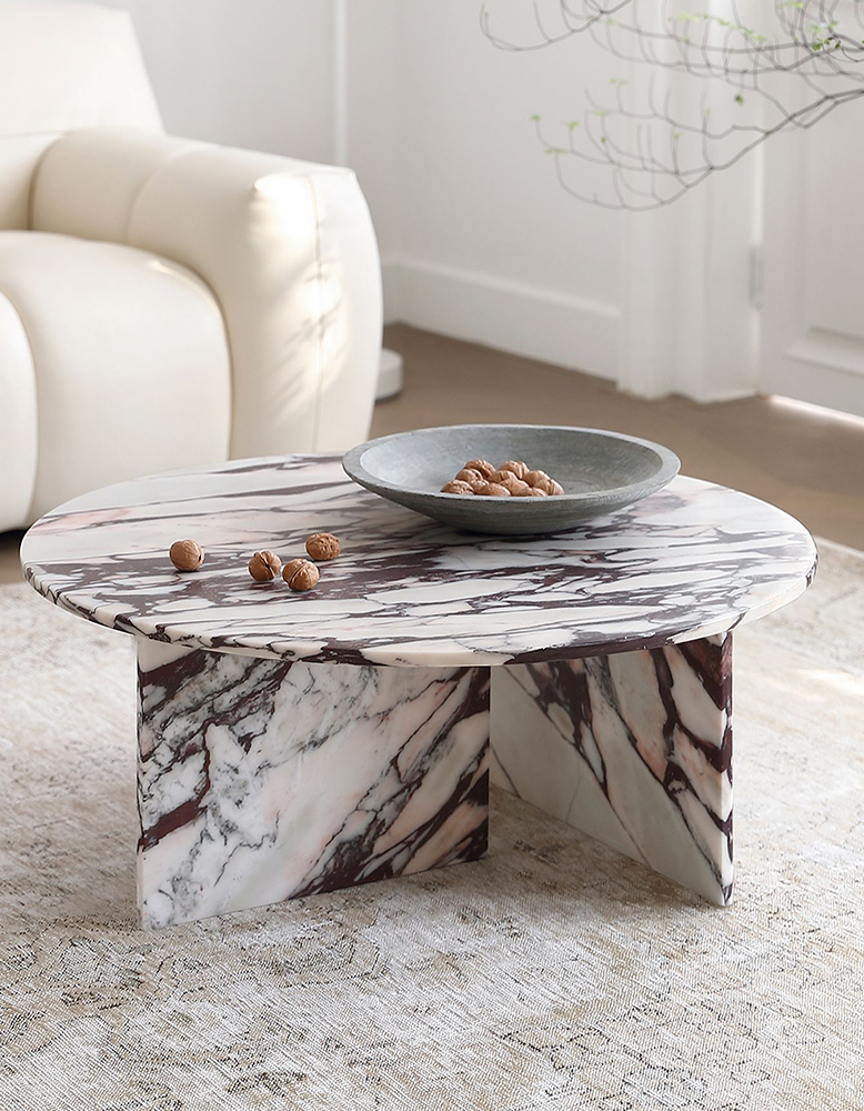 Aiko Coffee Table Round, Marble