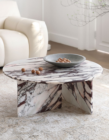 Aiko Coffee Table Round, Marble