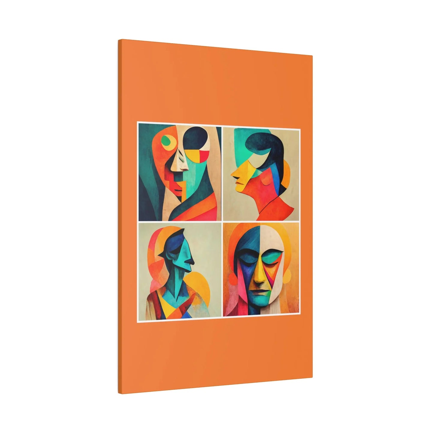 Abstract Faces Wall Art Printify