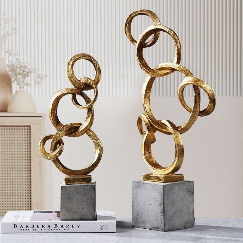 Abstract Ring Ornaments