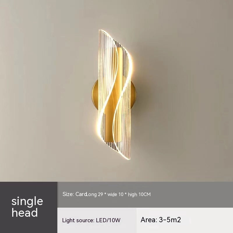 Living Room Television Background Wall Stairs Hallway Corridor Lamps