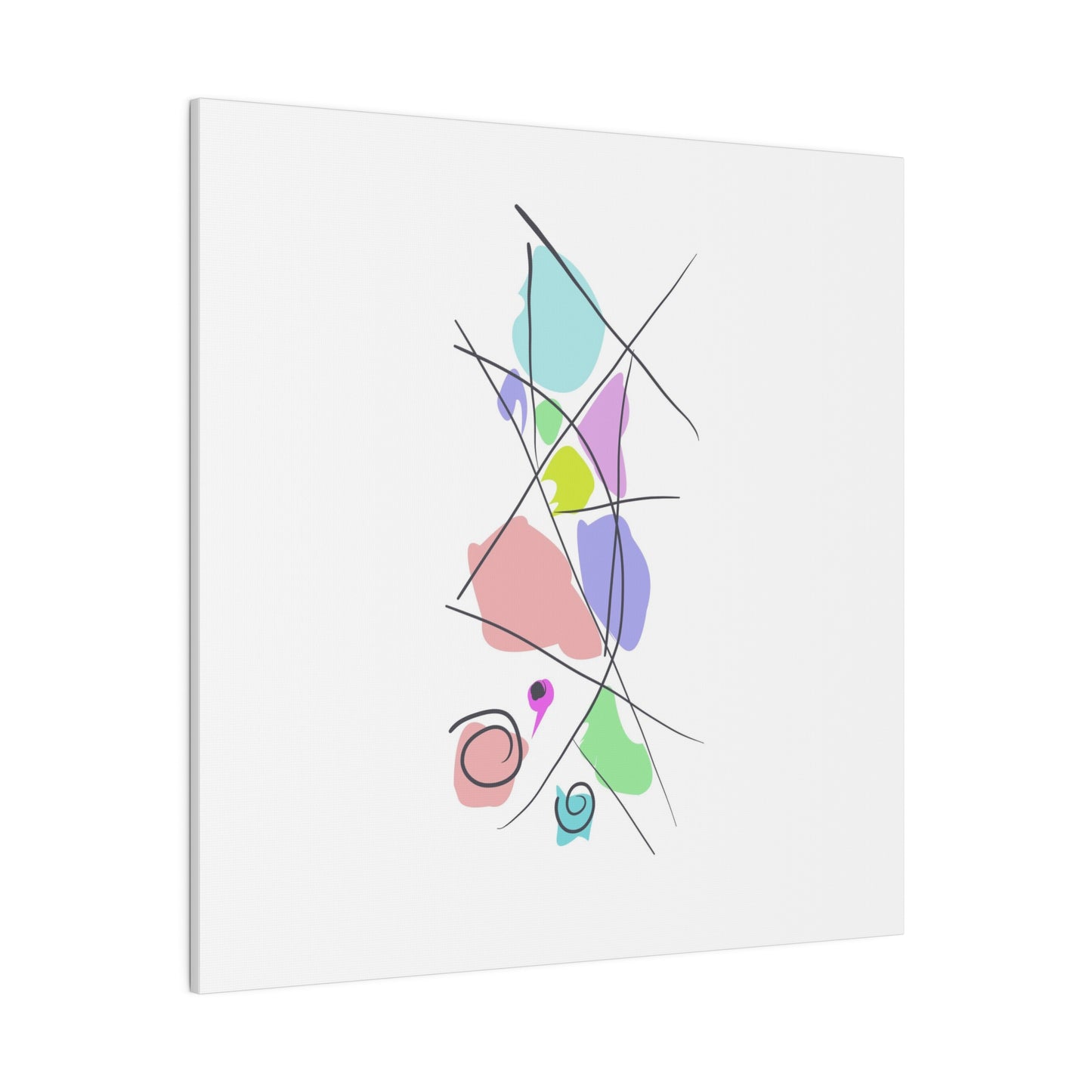 Pastels & Doodles Wall Art Printify