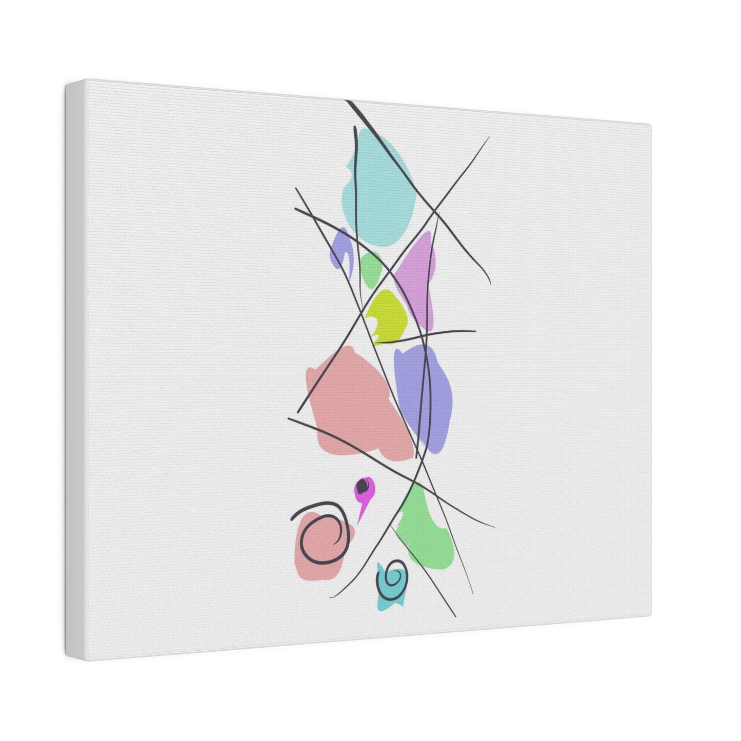 Pastels & Doodles Wall Art Printify