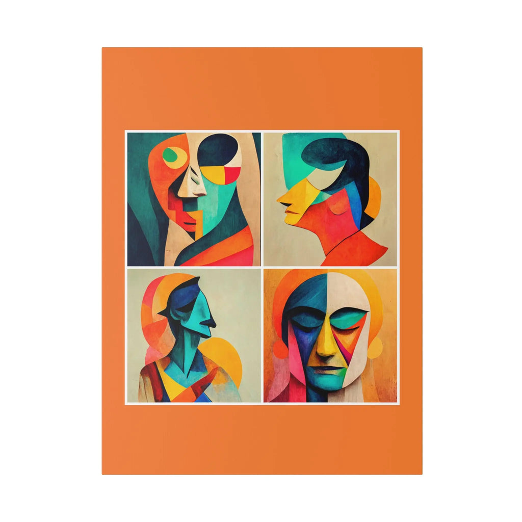 Abstract Faces Wall Art Printify