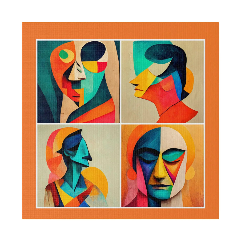 Abstract Faces Wall Art Printify
