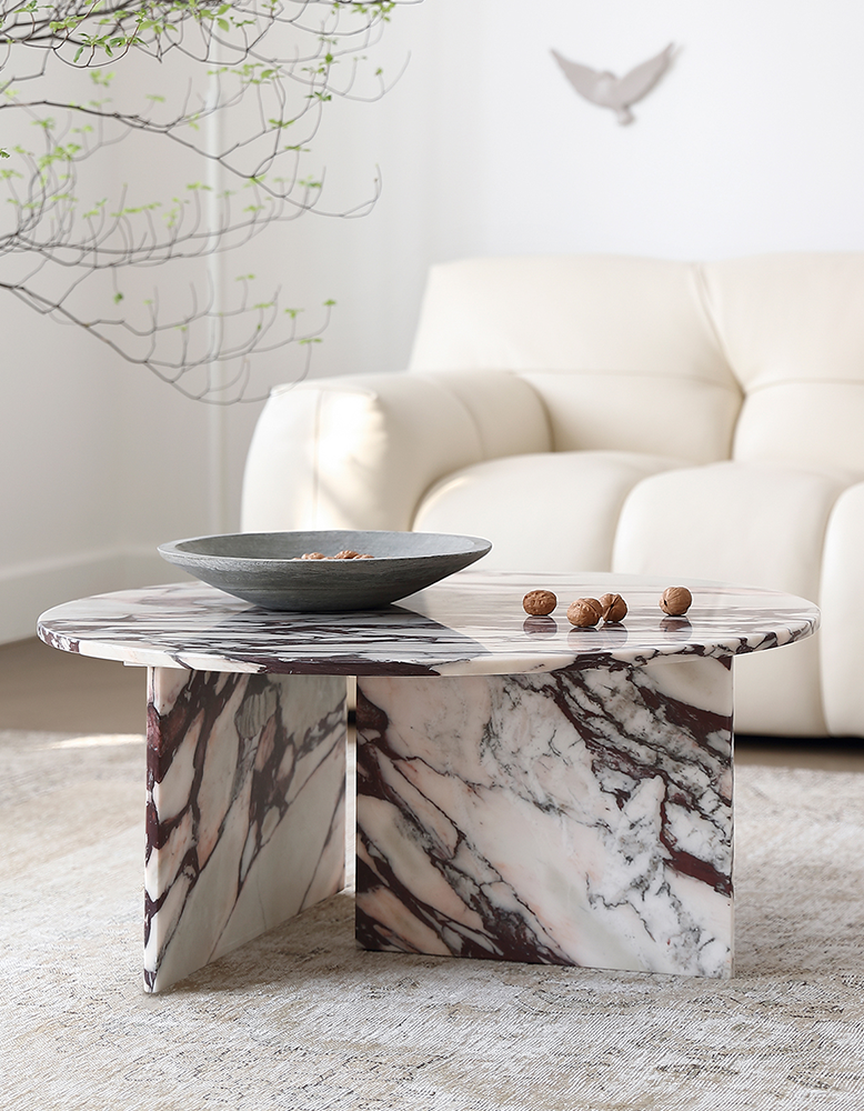 Aiko Coffee Table Round, Marble
