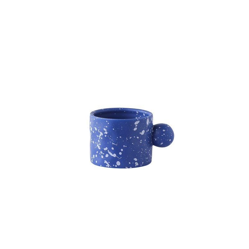 Nordic Klein Blue Ceramic Cup And Saucer