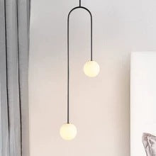 Nordic Minimalist Living Room Bedroom Dining Room Molecular Chandelier