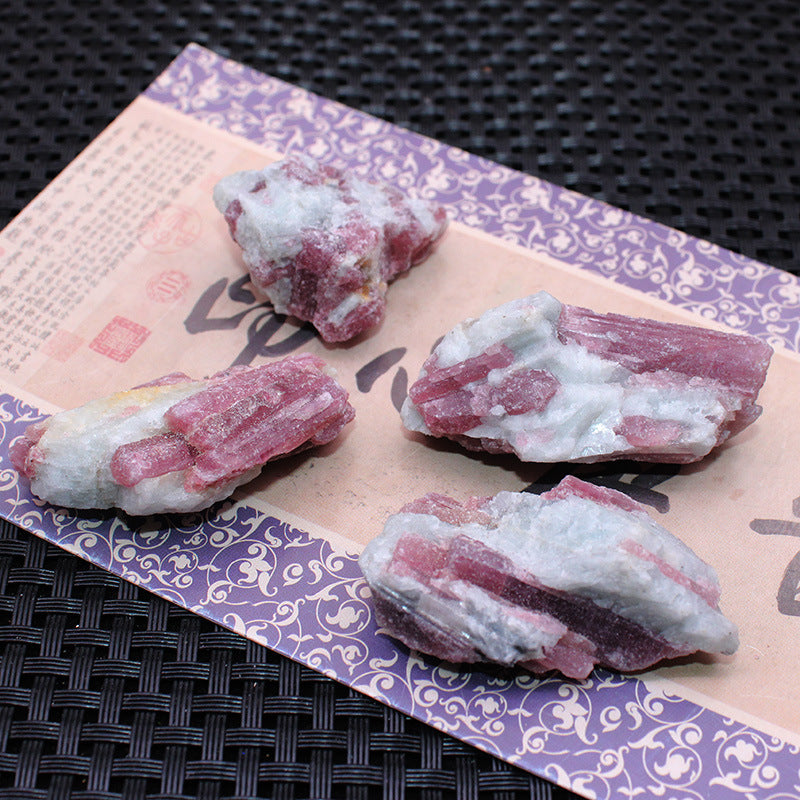 Crystal Ore Natural Rubellite Ornament