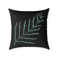 Black Spun Pillow