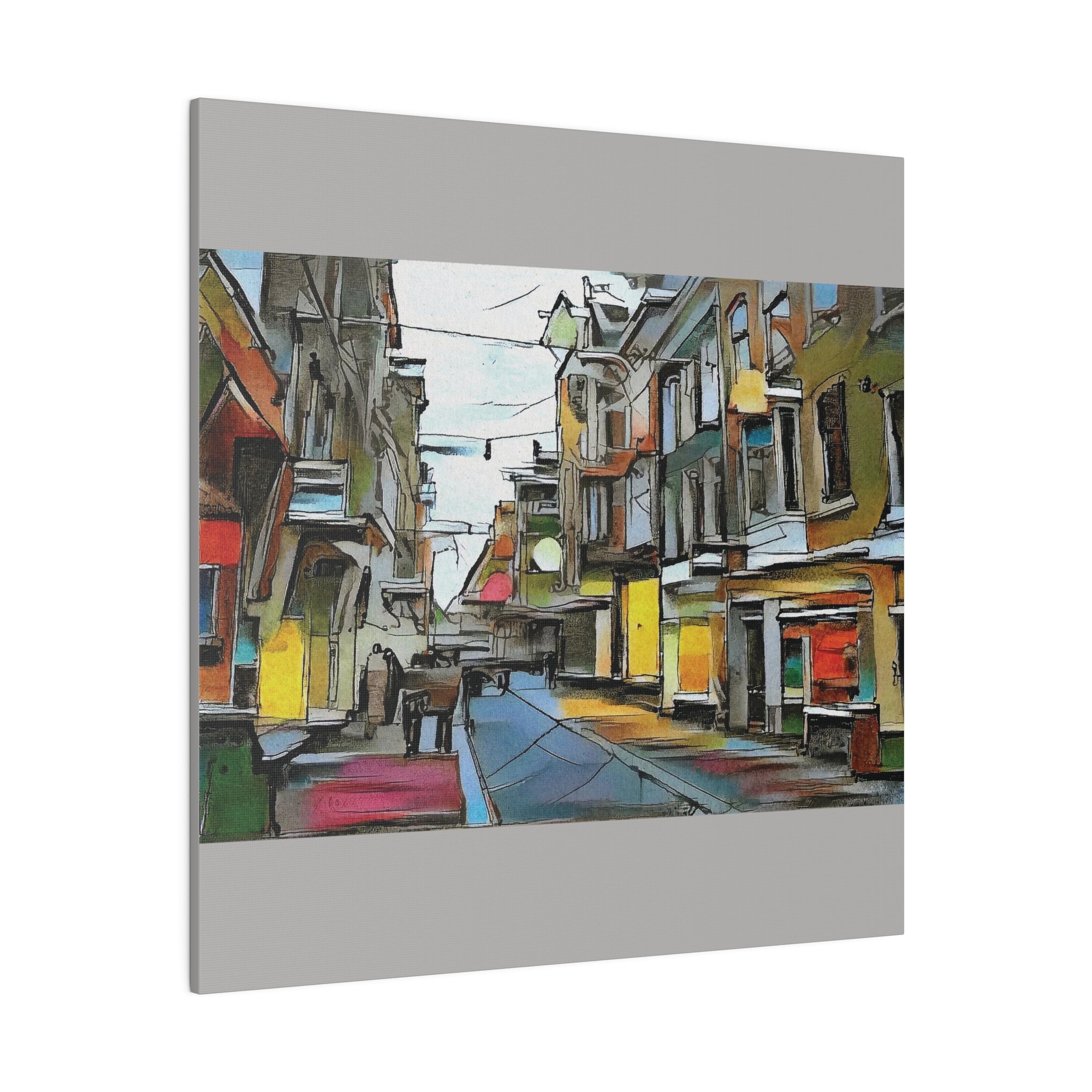 On The High Street Canvas Printify