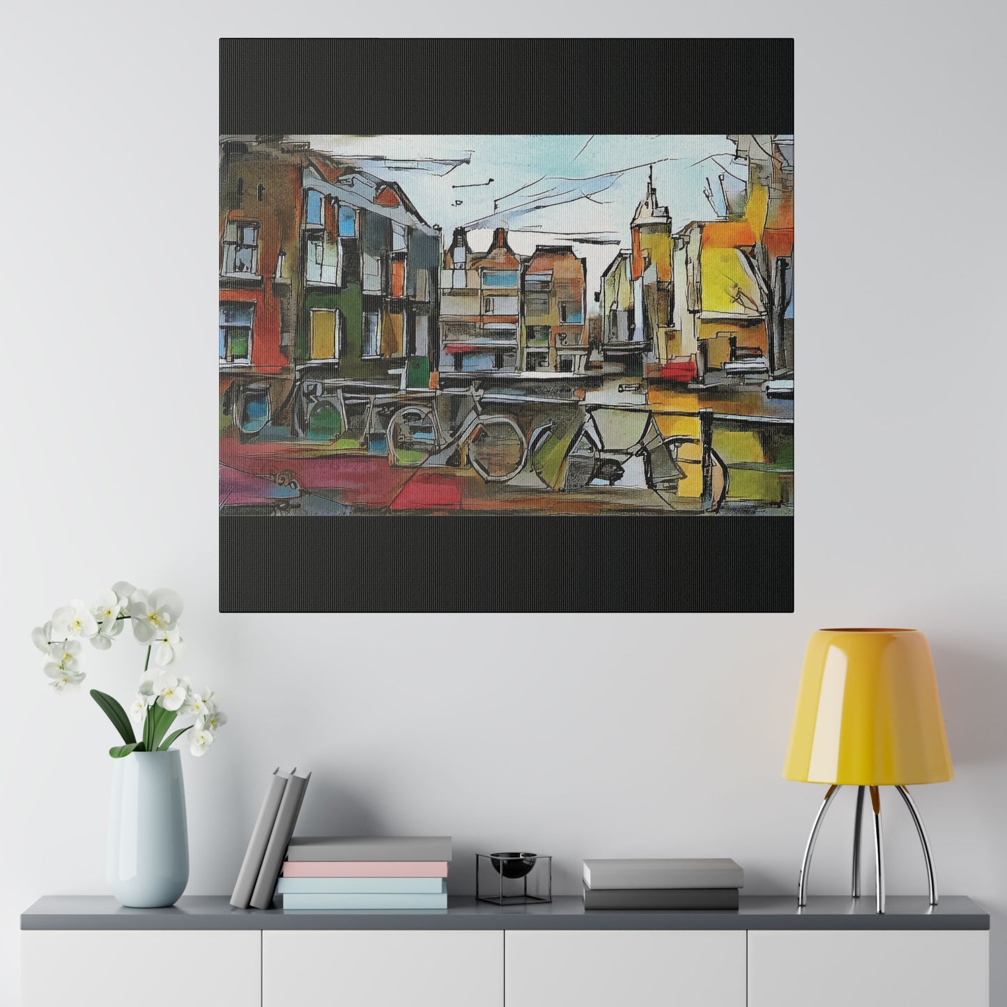 Walks in Amsterdam Canvas ￼ Printify