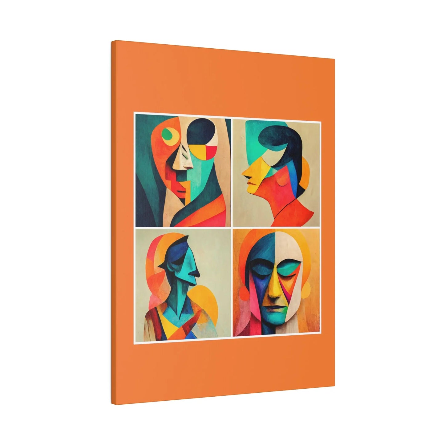 Abstract Faces Wall Art Printify