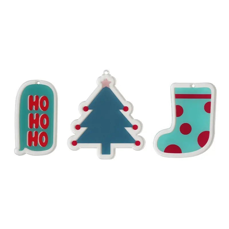Acrylic Christmas Tree Decoration - Vibrant Colorful Set Londecor