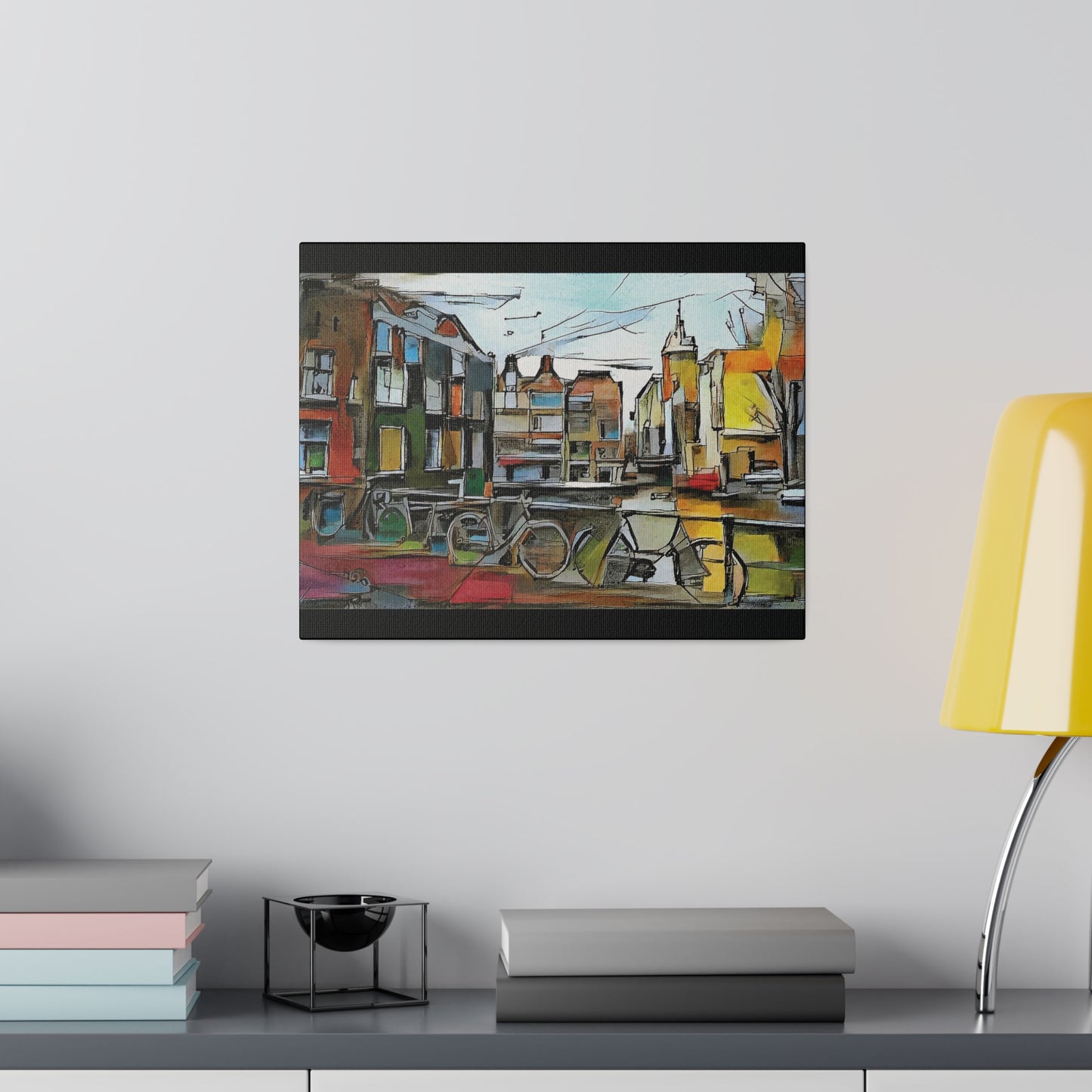 Walks in Amsterdam Canvas ￼ Printify