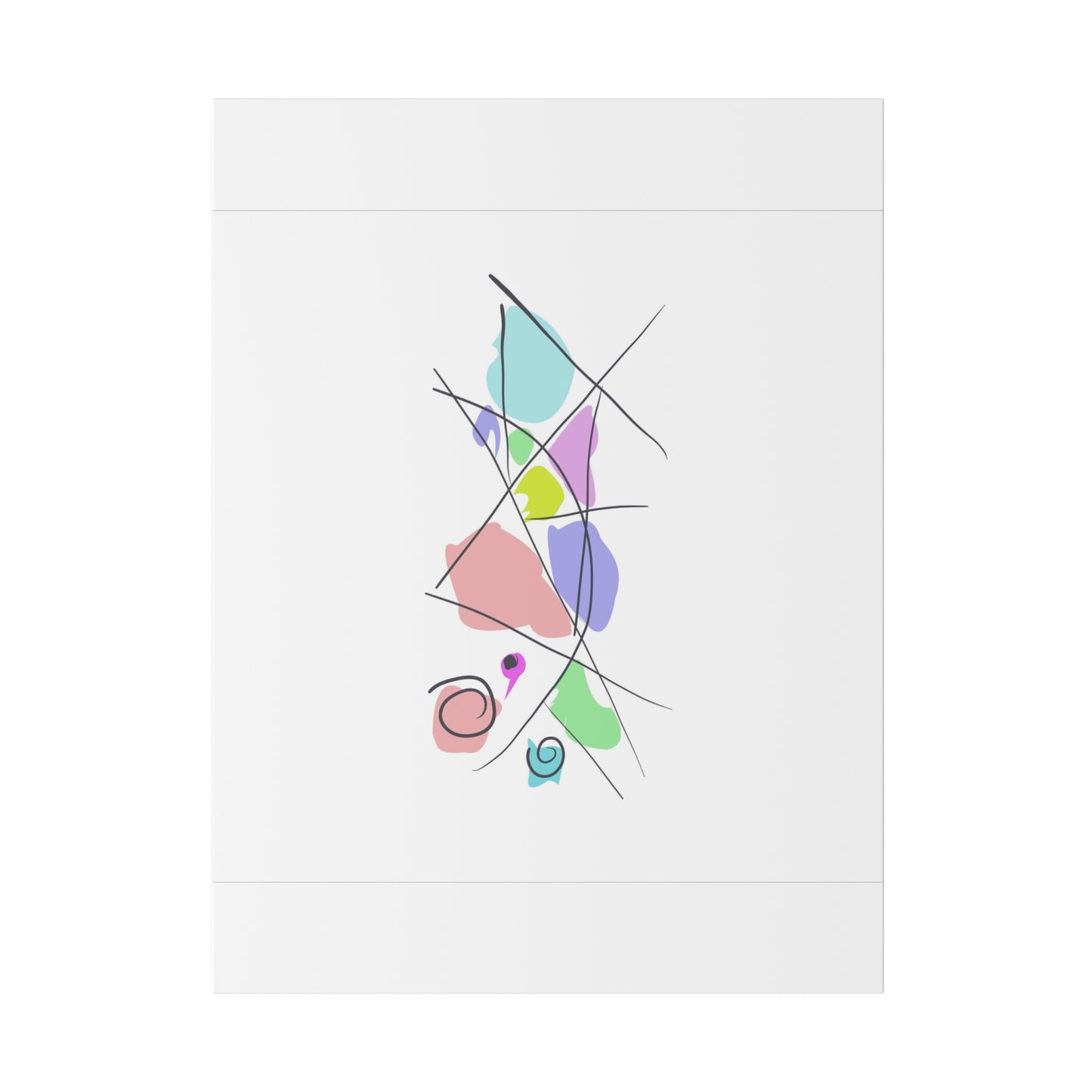 Pastels & Doodles Wall Art Printify