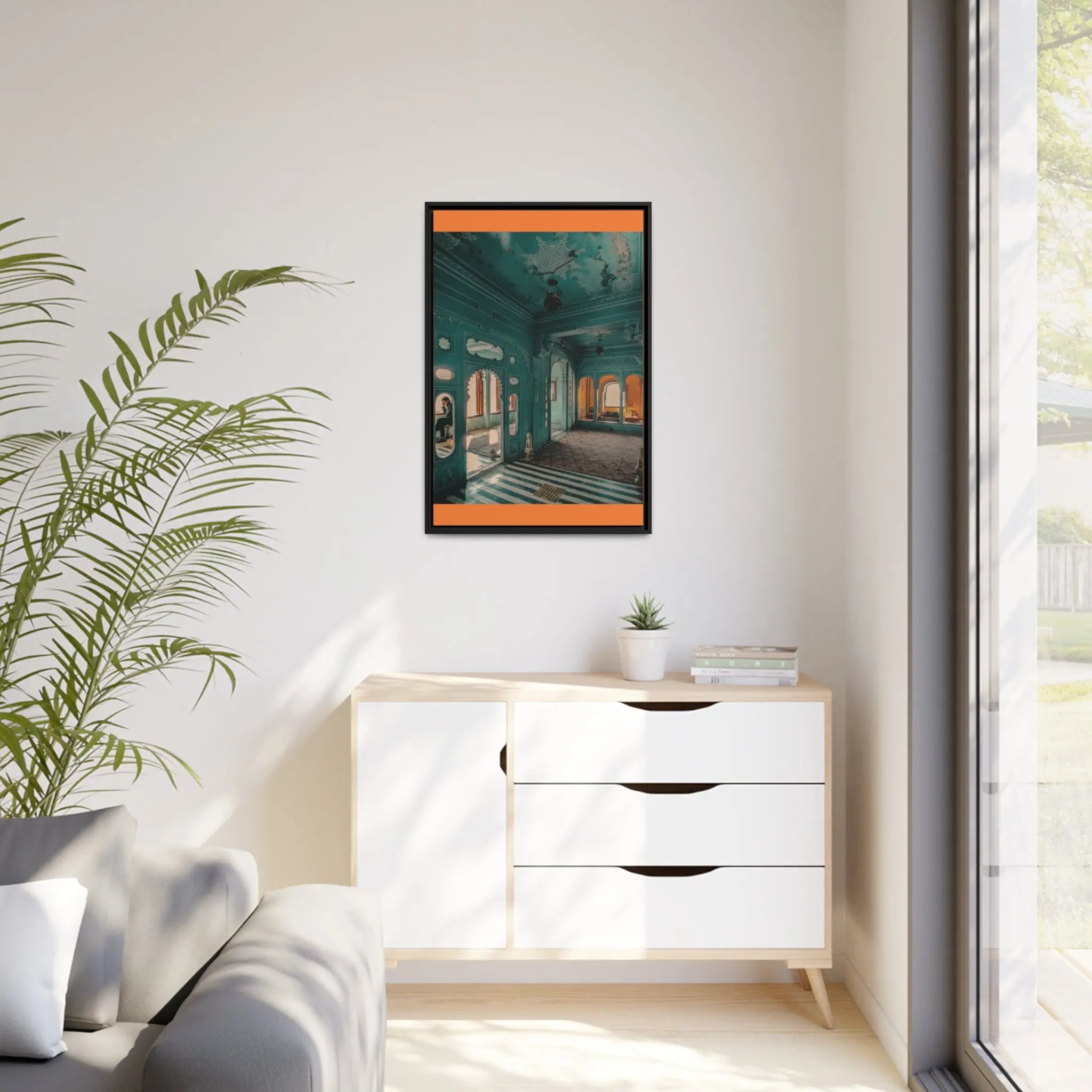 Matte Canvas, Black Frame Printify