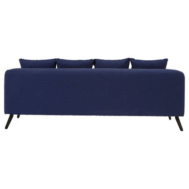 Mylo 3 Seater Navy Fabric Sofa