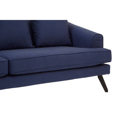Mylo 3 Seater Navy Fabric Sofa