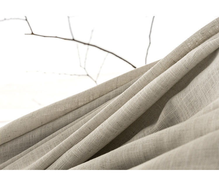 Soft Light, Natural Beauty: Translucent Linen Screen Curtain
