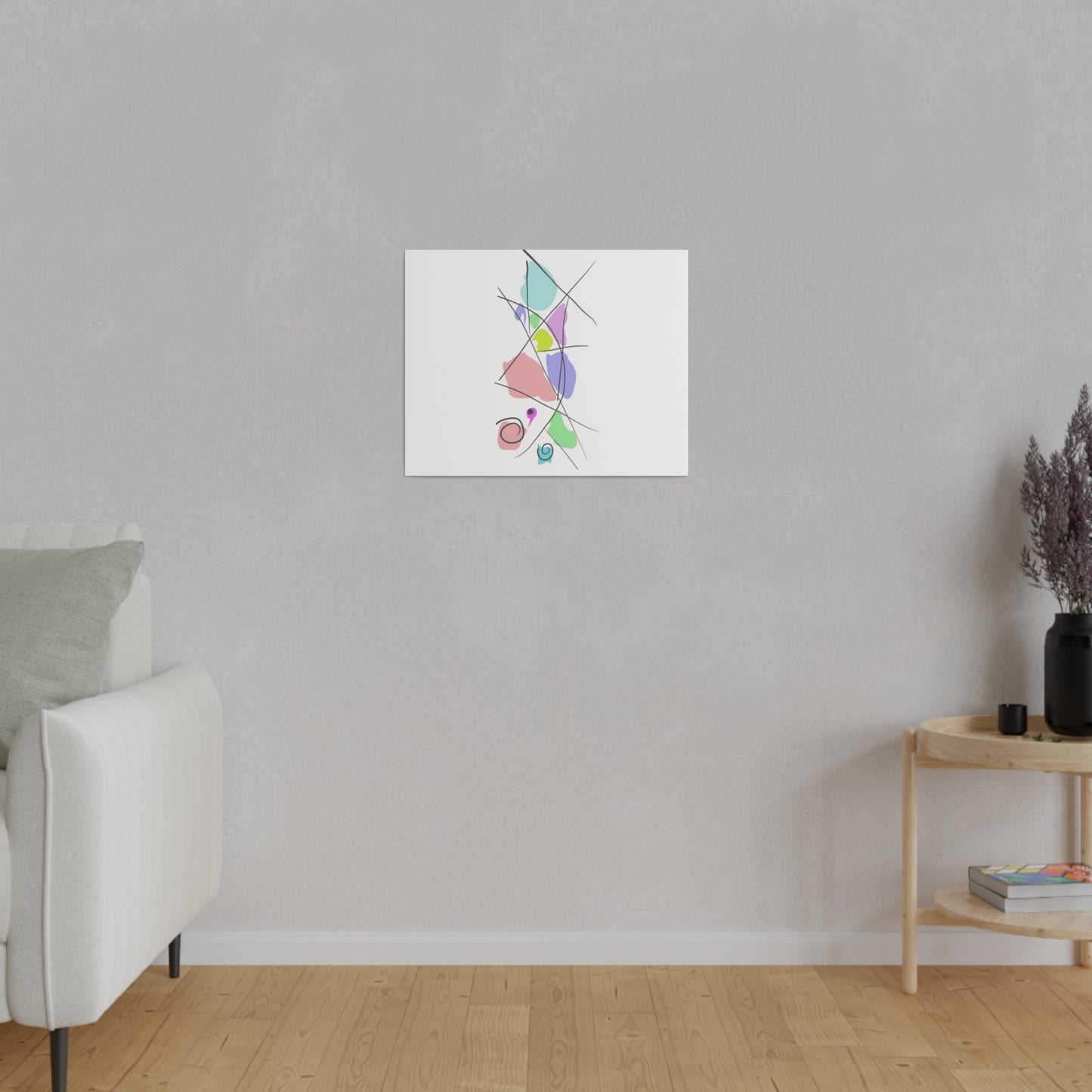 Pastels & Doodles Wall Art Printify