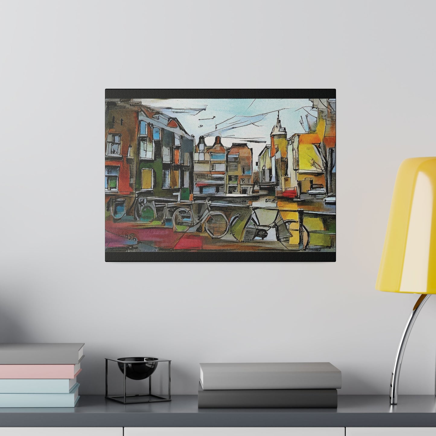 Walks in Amsterdam Canvas ￼ Printify