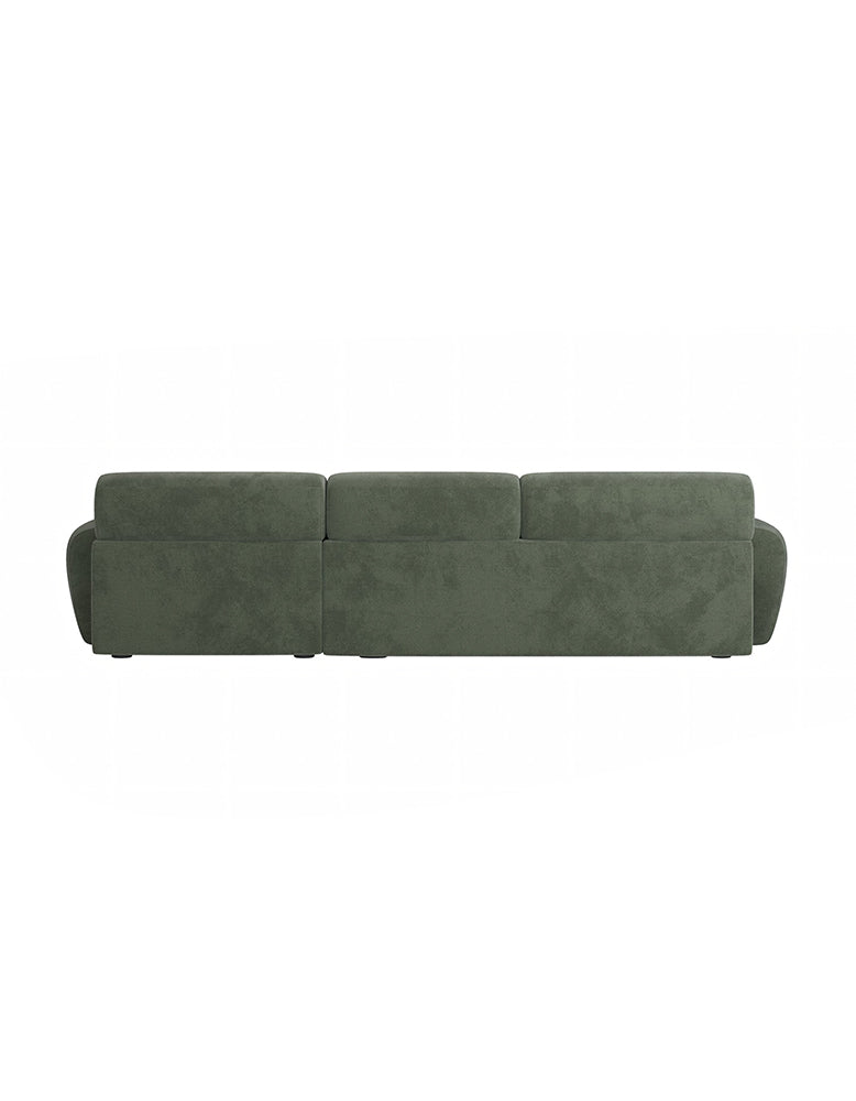 Alimov Three Seater Corner Sofa, Chenille